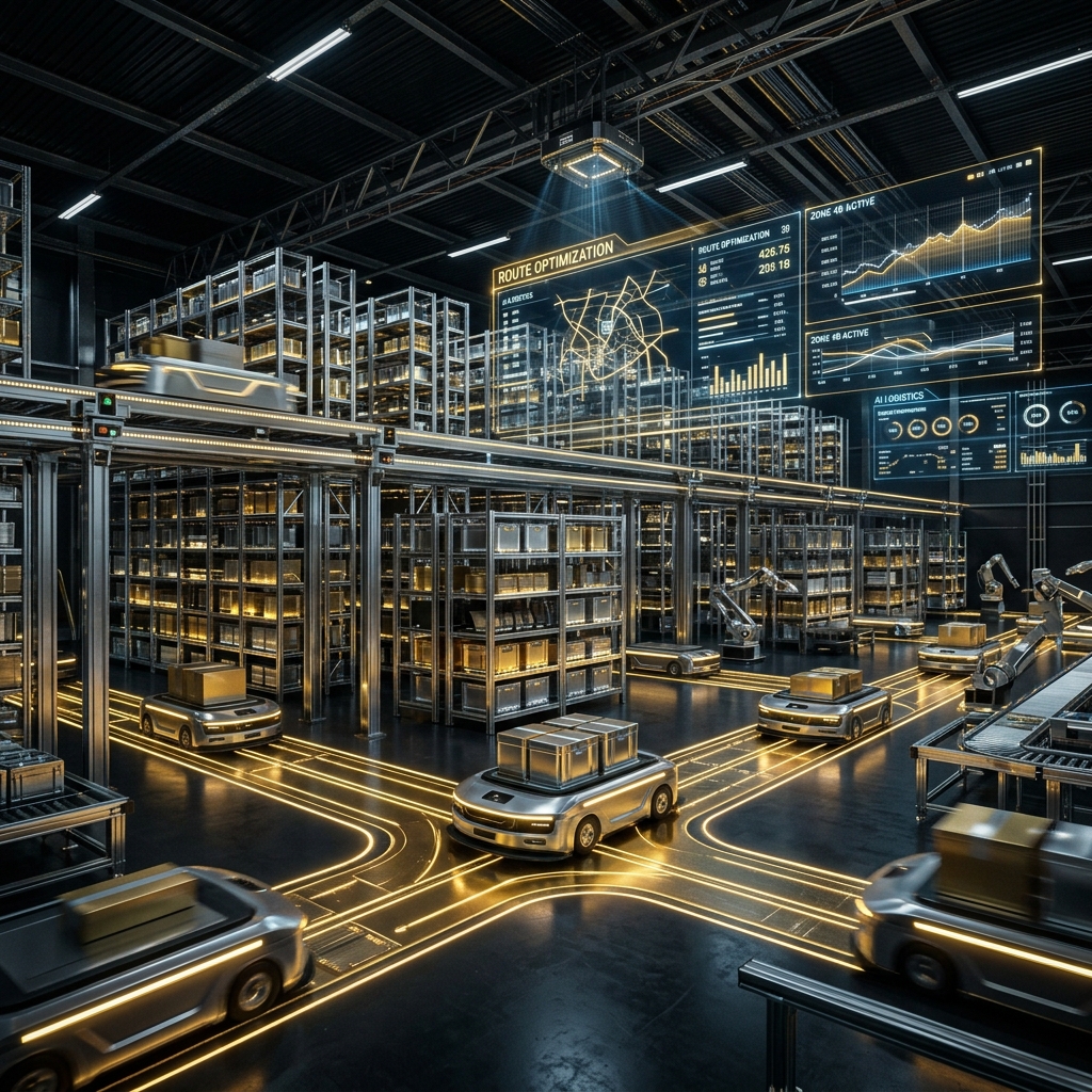 AI-powered logistics command center dashboard with enterprise analytics